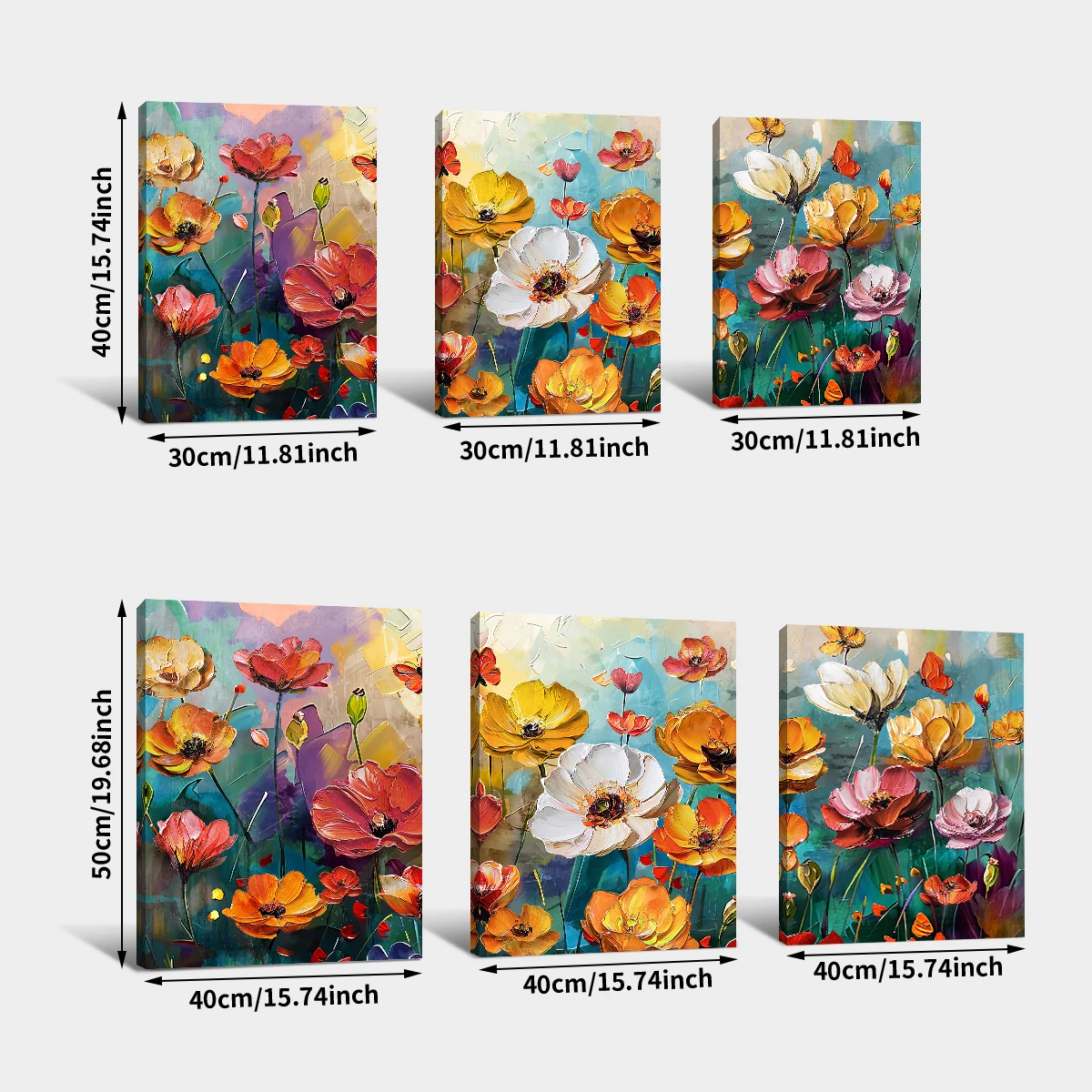 Abstract Floral Canvas Art 6
