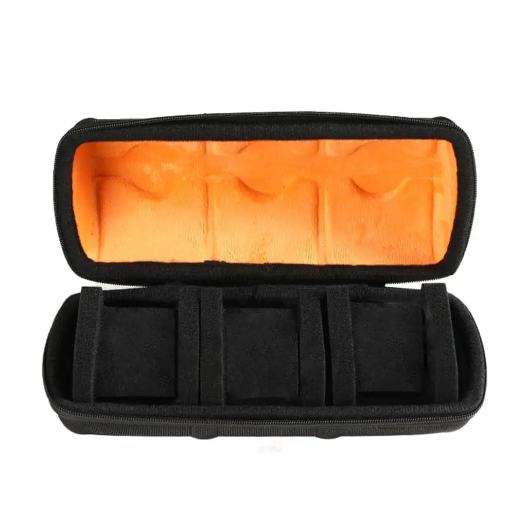 Watch Carrying Case 3 Slot Storage Box Shockproof Portable Jewelry Organizers for Collectors Enthusiasts Watch Case for Travel