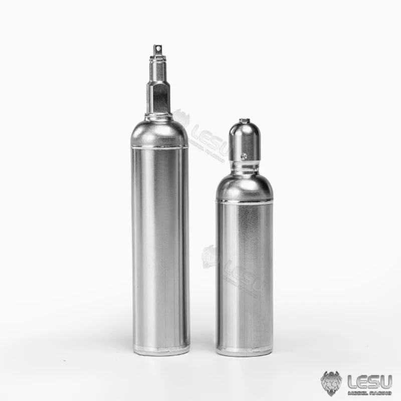 1/14 LESU Rvs Decoratie Tank DIY Model Onderdelen voor RC Hydraulische Vrachtwagen Auto Graafmachine Accessoires Speelgoed