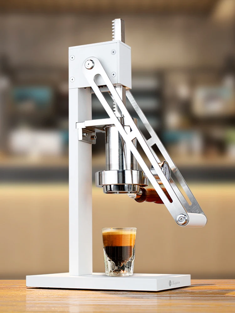 

Preheating Warming Cup Function Hand Press Coffee Machine Manual Espresso Extraction Variable Pressure Lever Coffee Maker