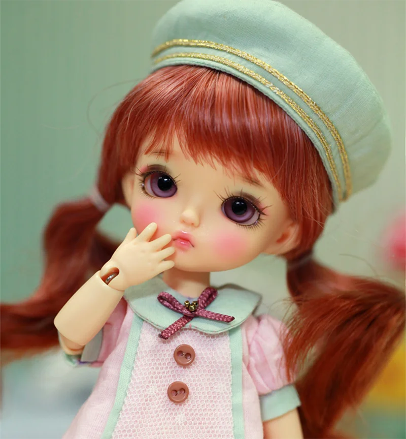 1/8 BJD yellow  Doll Cartoon fashion resin doll birthday gift for girls Bjd Accessories Parts