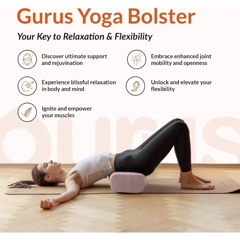 High Elasticity Meditatio Yoga Mat Thick Support Pillow Cushion Lumbar Yoga Blocks Pilates Accessories Home Fitness Equipment