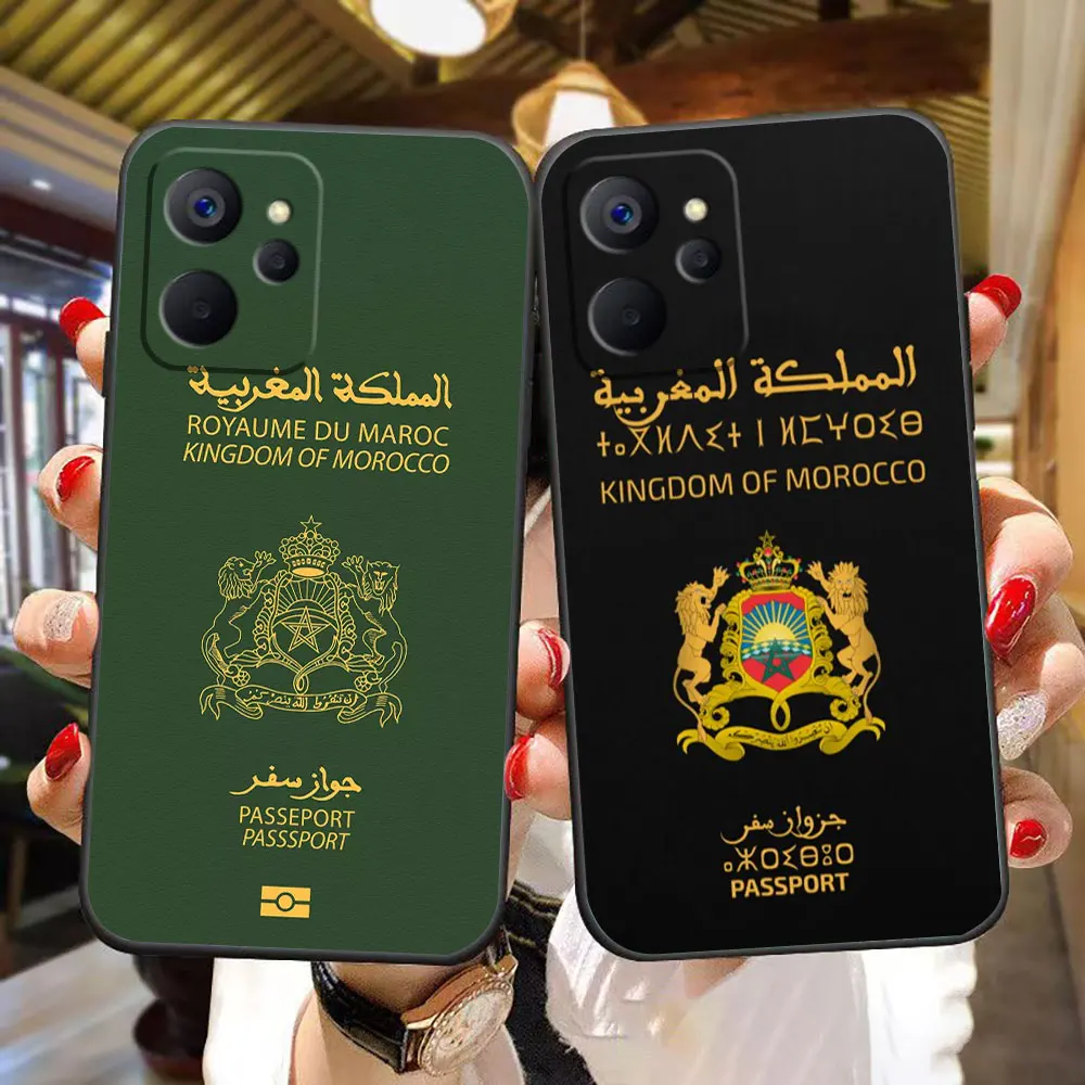 

Morocco Flag Passport Custom Photo Phone Case For OPPO Realme 14 13 12 11 10 9 9I 8 8I 7 7I 6 5 5I 5S Pro Plus Case Funda Shell
