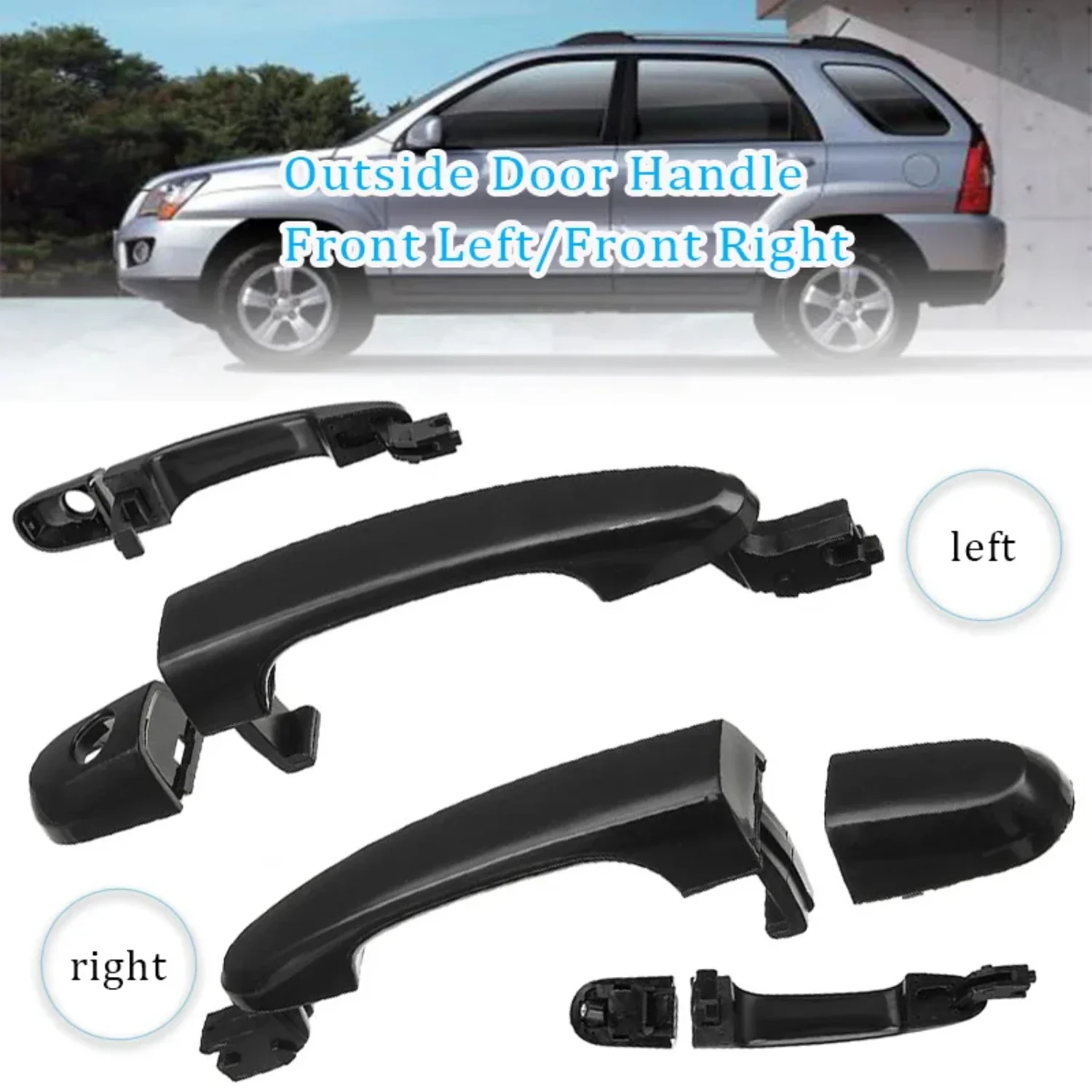 

High-quality, Stylish and Durable Genuine OEM Replacement Front Left/Right Outside Car Door Handle for KIA Sportage 2005-2010 -