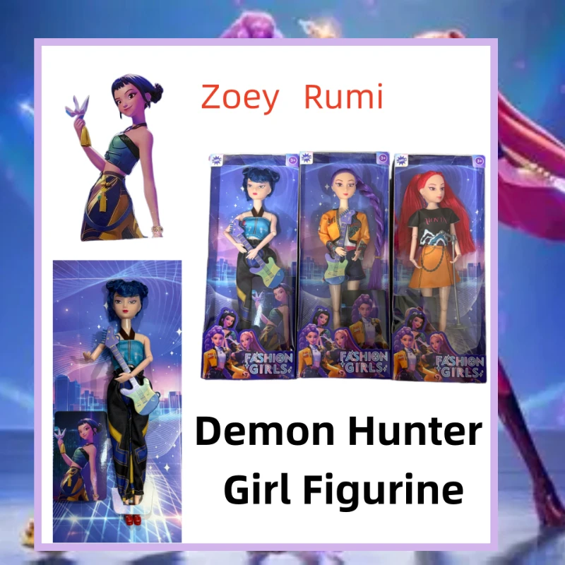 

2025 NEW Trending K POP Witch Hunter Group Character Dolls Lumimila Zoey Toy Desktop Ornament Popular Kids Presents