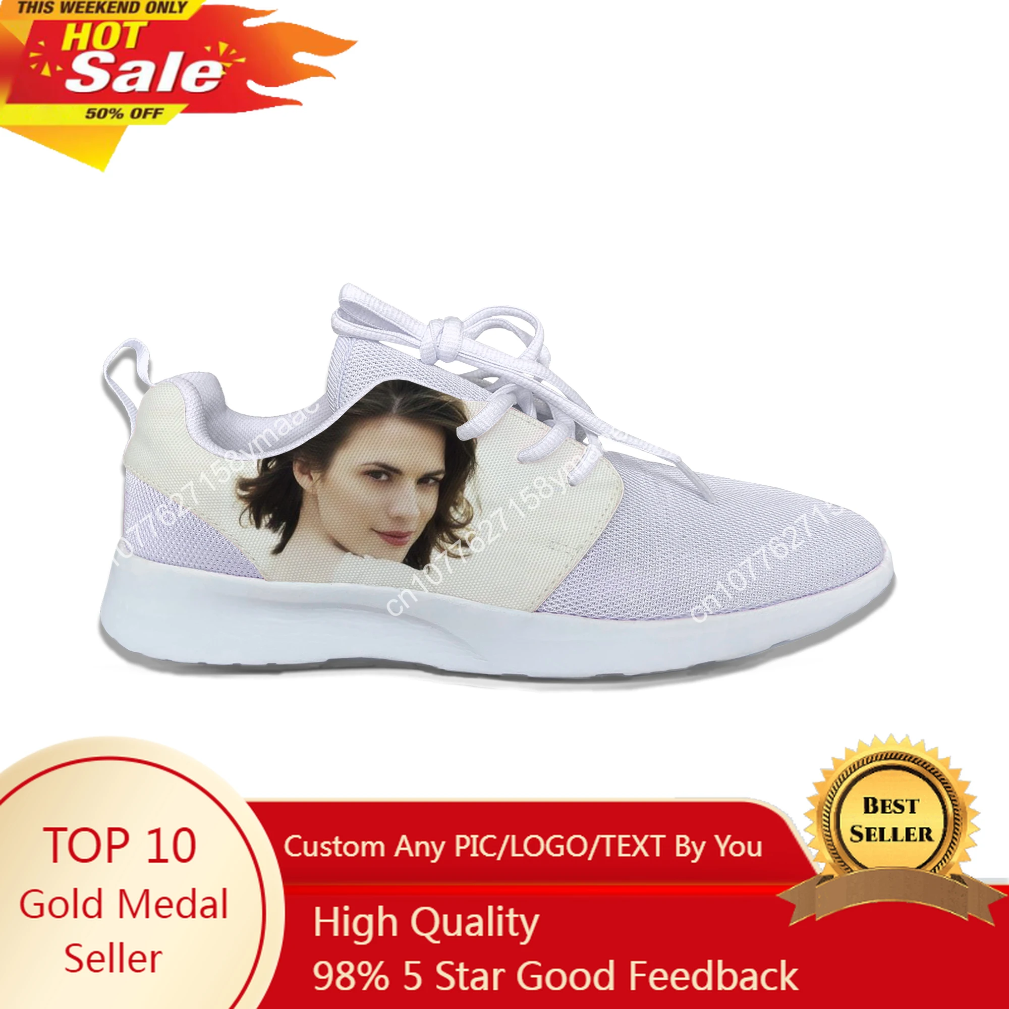 

Hot Cool Fashion New Summer High Quality Sneakers Handiness Casual Shoes Men Women Hayley Atwell Mesh Sports Shoes Running Shoes