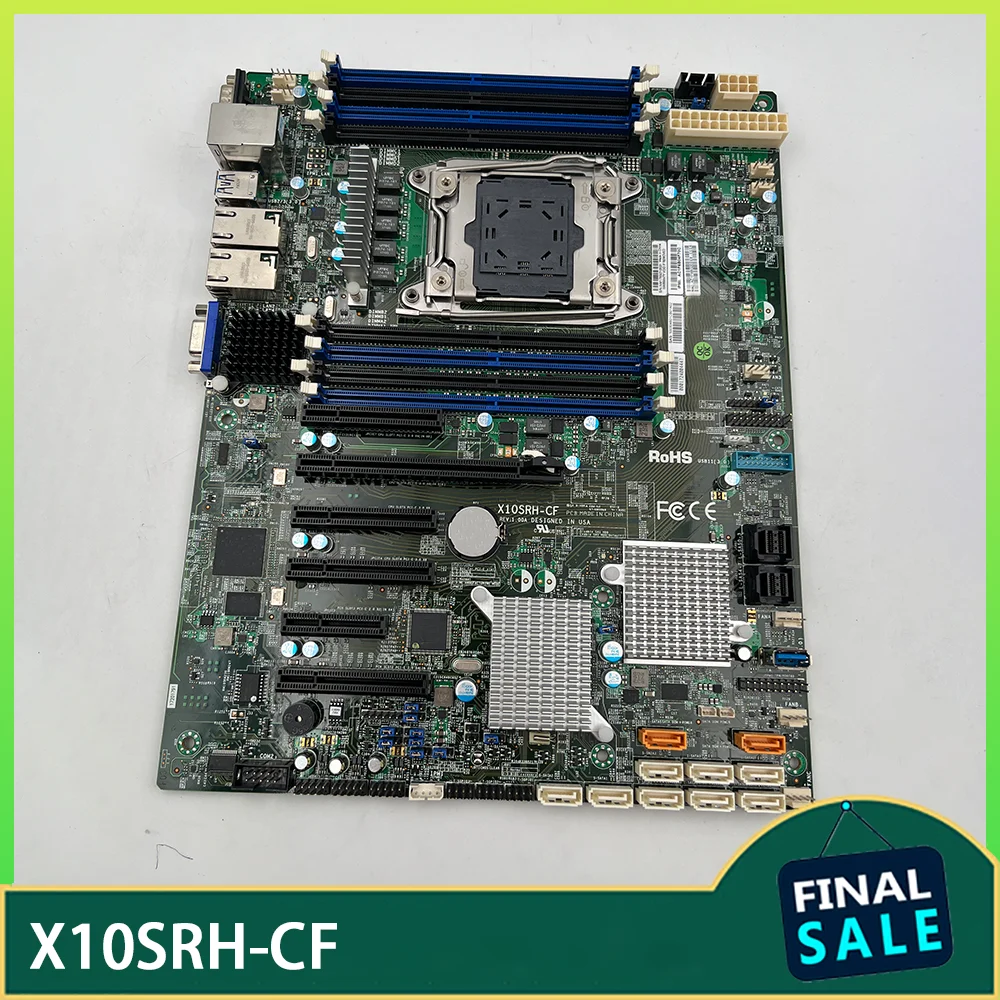

Одноканальная серверная материнская плата x99 ddr4 sata3.0*10 pcie*6 X10SRH-CF