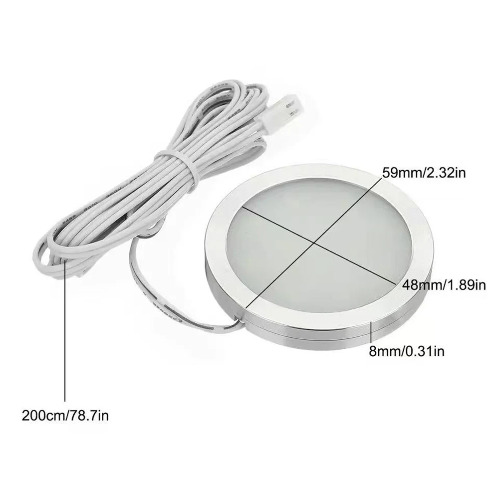 4PCS Camper Lighting Caravan RV Light DC12V LED Indoor Light Car Interior LED Reading Light Car Ceiling Lighting 3000K/6000K