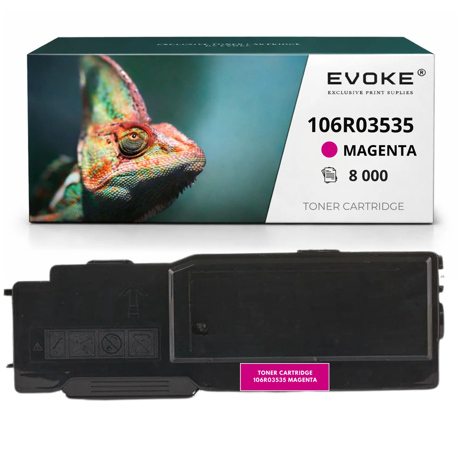 Evoke compatibele toner voor Xerox C400/405 m C400/405 m C400/405M C400 405m 106R03535 Magenta 8000 pagina's Versalink C400 C400V_N C405