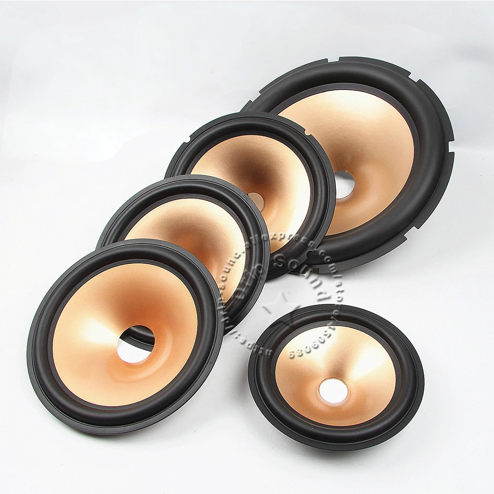

OD156-299mm VC26/38mm Speaker Cone Paper Woofer Diaphragm Recone Kit Rubber Surround For 6.5"-12" Loudspeaker Repair Replacement
