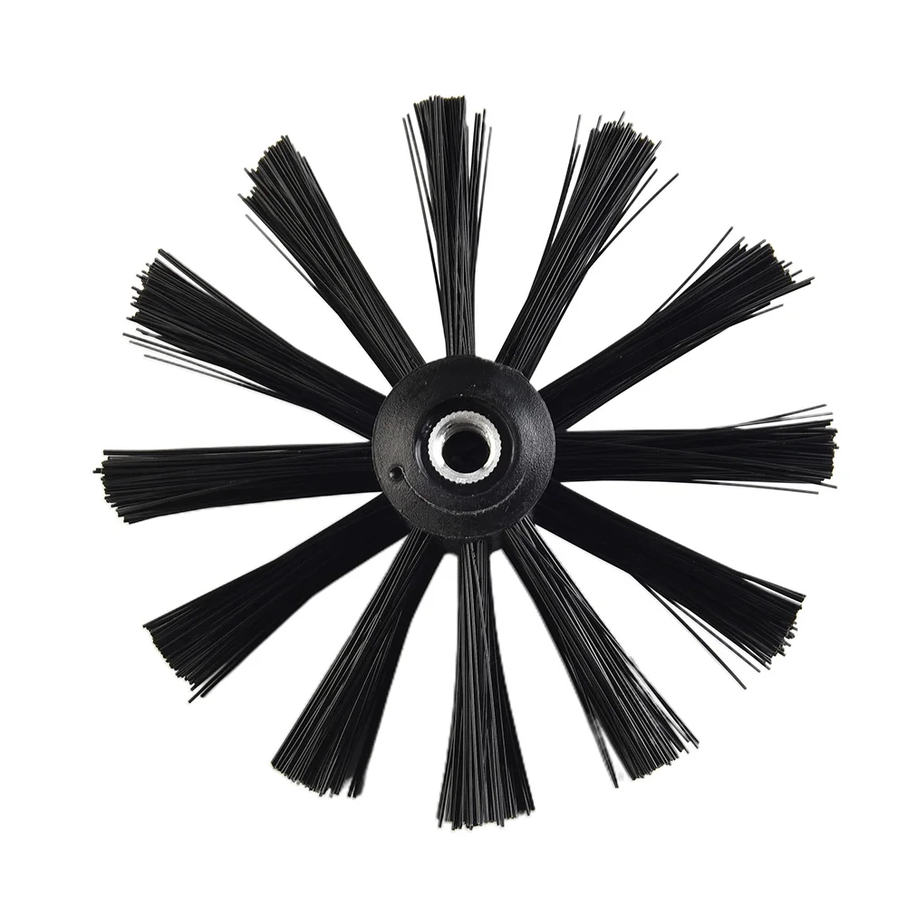 Chimney Brush Professional Grade Nylon Bristle Chimney & Dryer Vent Cleaning Brush for Lint Removal 100/150mm Diameter