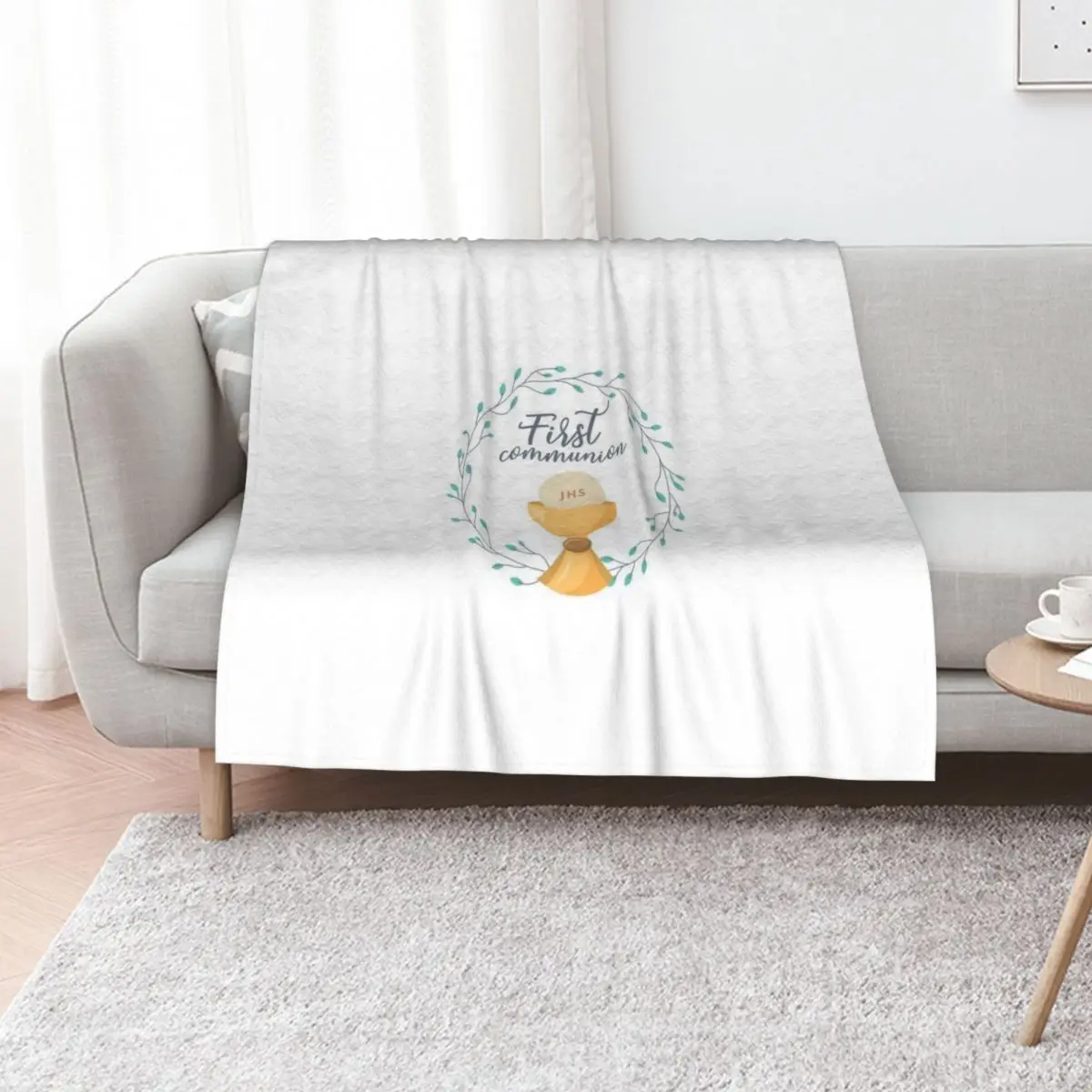 First communion Throw Blanket Soft Plaid Soft Big cosplay anime Nap Sleeping Bag Hairys Blankets