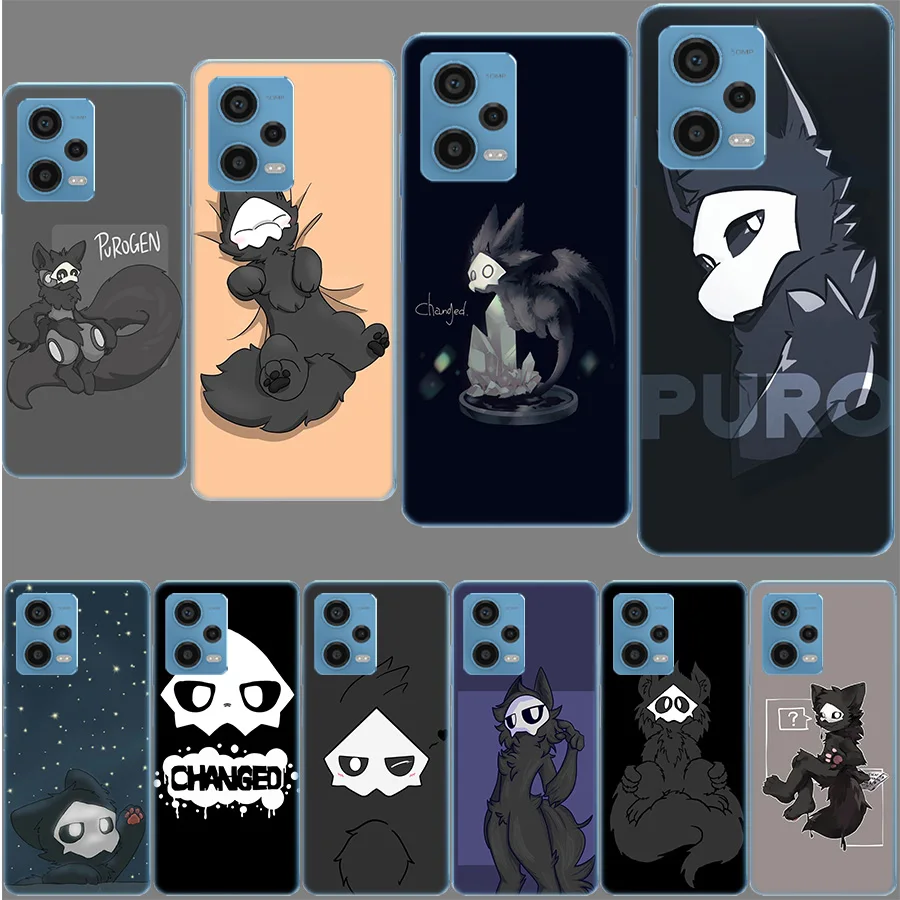 

Changed Puro Reaction Sprite Phone Case For Redmi Note 13 12 14 15 Pro Plus 13R 11 11T 11E 11S 10 Pro 10S 9 9S Cover Cell Clear