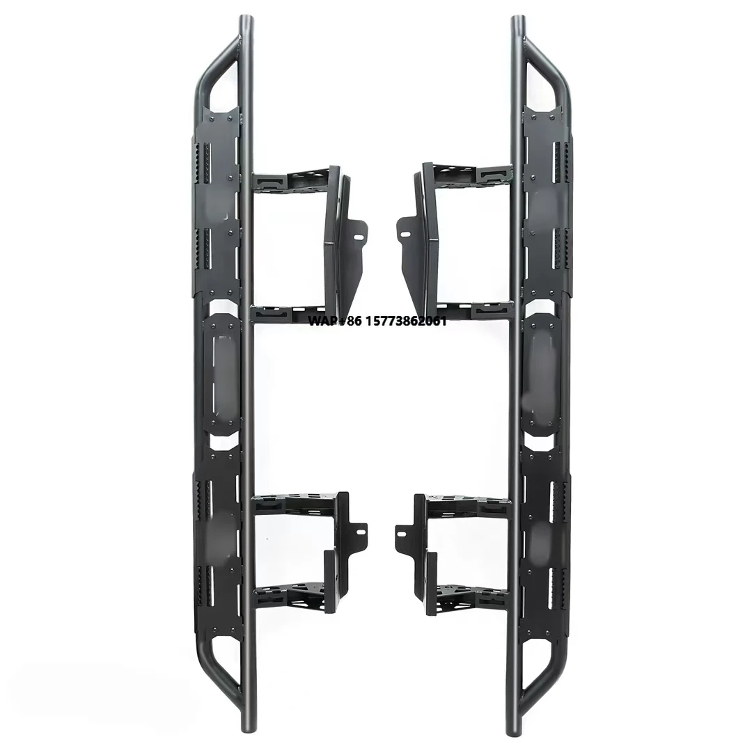 

Double-Tube Side Running Boards with Foot Pedals Frame