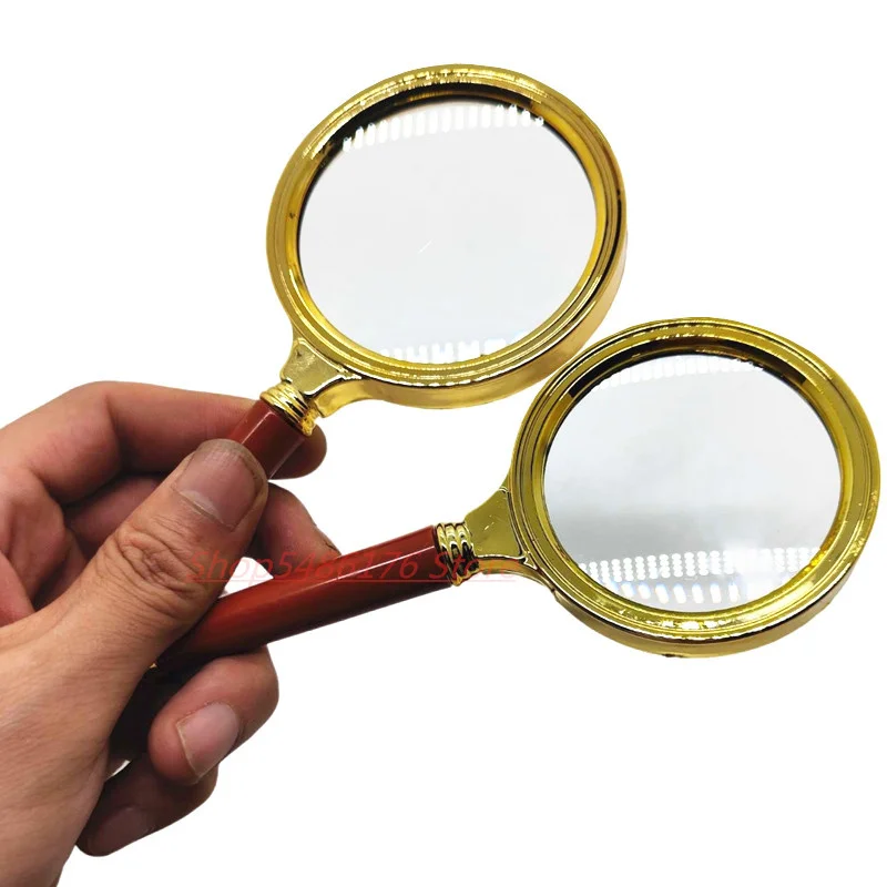 

Portable Optical Magnifying Glass Suitable for Children and Elderly Reading Jewelry Appreciation Handheld 8X Magnifying Glass