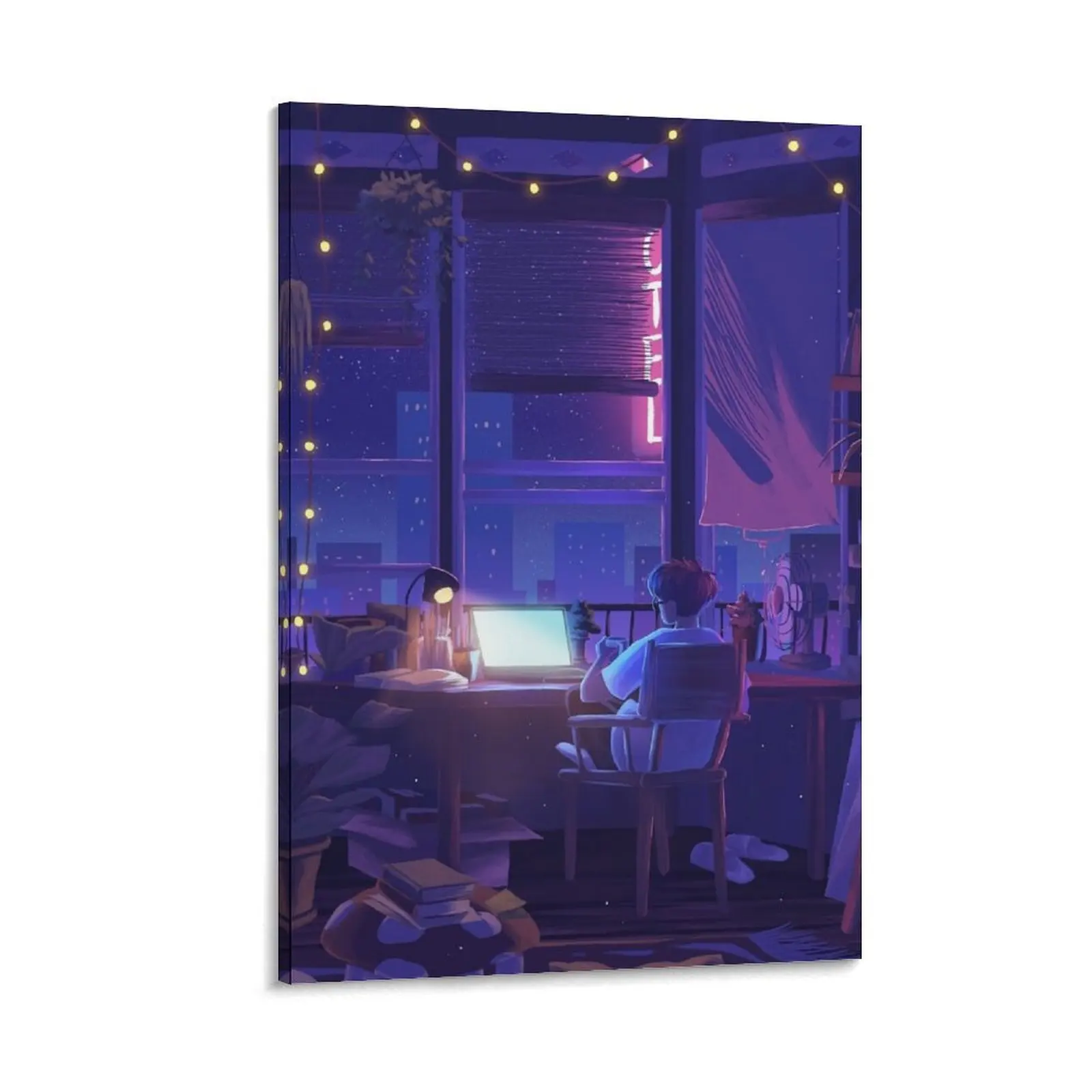 

all these late nights Canvas Painting wall art Decoration bedroom