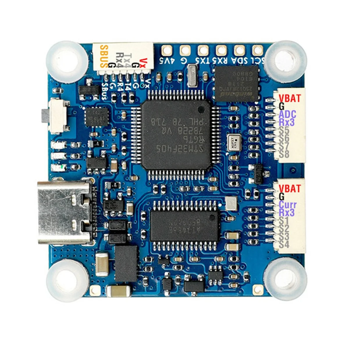 ABQR Per F405-HDTE Dual BEC Baro OSD 3-12S LIPO F4 Controllore di volo per RC Aereo FPV Freestyle Droni