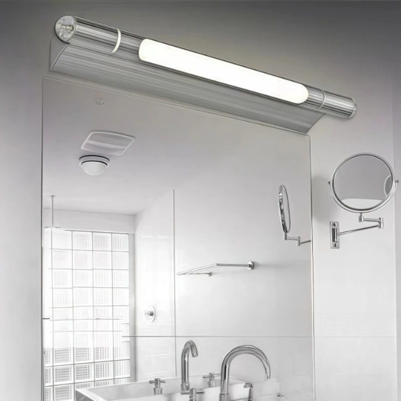 Aluminium Tricolor Mirror Front Lamp Modern Minimalism Lamps Bathroom Study Makeup Light Rotate Energy Saving Lighting Lights