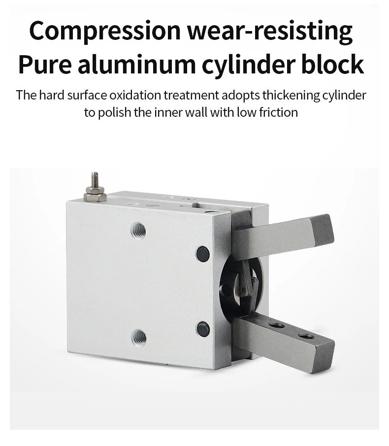 Pneumatic Finger Cylinder MHC2-6D/S 10D  16D  20D 25D 32D  Robot Claw