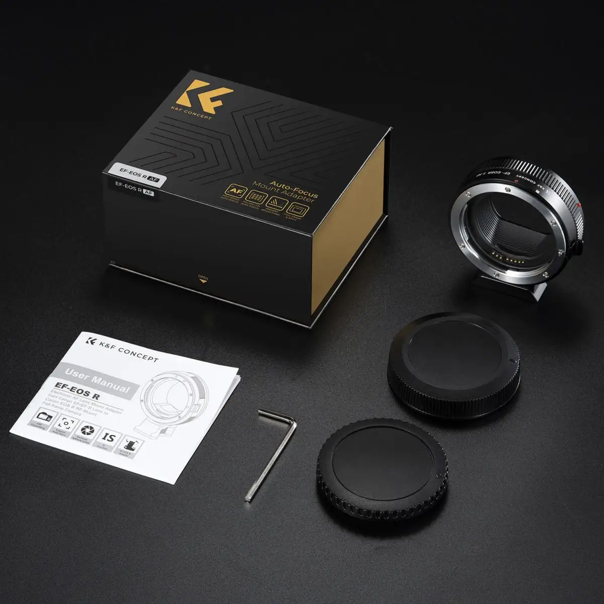 K&F Concept Adaptateur pour Canon Ef Objectif Sur sony E Mount Camera