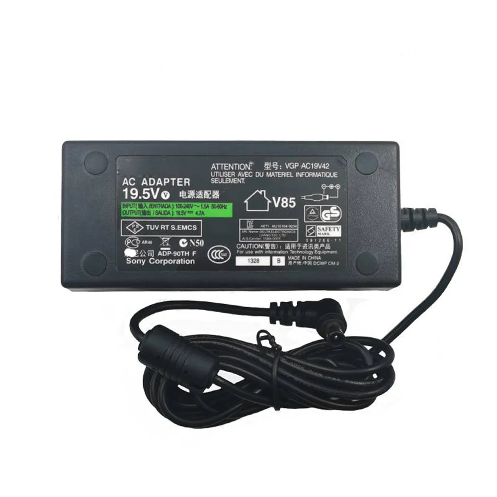 VGP-AC19V37 for sony charger 19.5V 3.9A 75W AC Adapter power supply For sony VAIO PCGA-AC19V11 VGN-A6 VGP-AC19V39  VGP-AC19V33