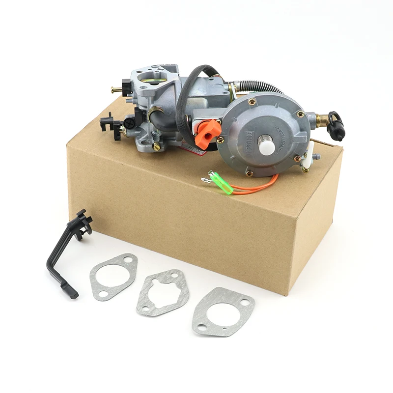 LPG 188F 190F Carburetor Dual Fuel LPG NG Conversion Kit For GX390 GX420 5KW 6.5KW 7KW 8KW Gasoline Generator 13HP 15HP