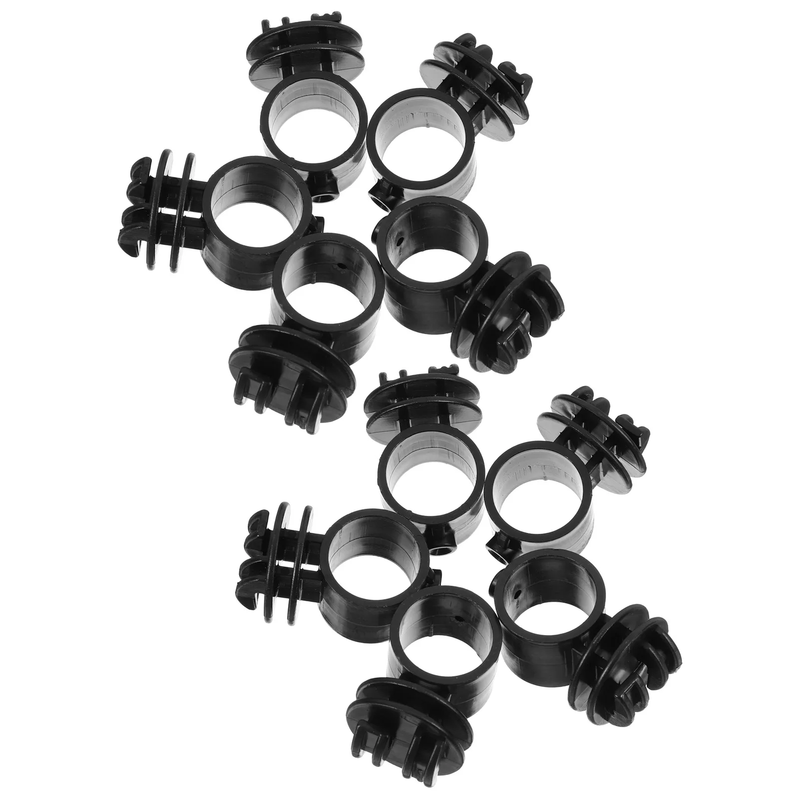 

10 Pcs Insulator Fence Bearing Rod 25mm Wire Rope Fittings Wood Post Tube DIY Tape Tighteners Replacement Fence