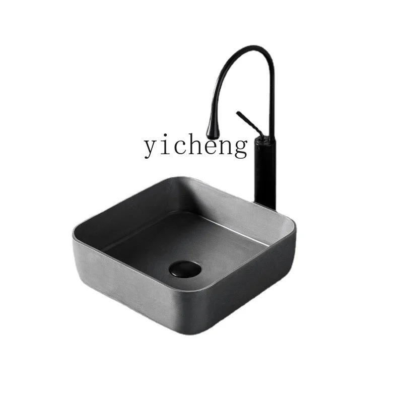 Xl Table Basin Hand Washing Micro Cement Face Washing Silent Wind Wash Basin