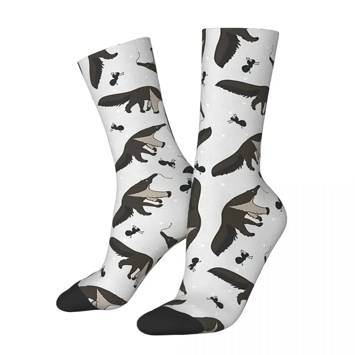 

Giant Anteaters And Ants All Over Pattern Socks Harajuku Super Soft Stockings All Season Long Socks for Man's Woman's Gifts