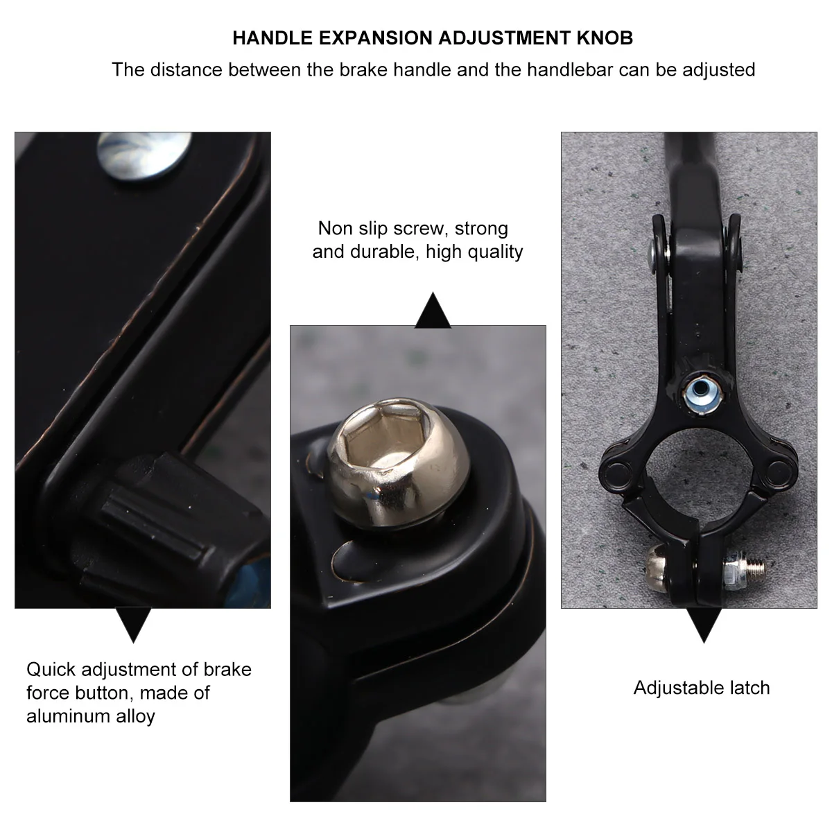 

2pcs Aluminum Alloy Brake Levers Universal Bike Replacement Handle Durable Safety For Cycling Repair Accessories Bicycle Parts