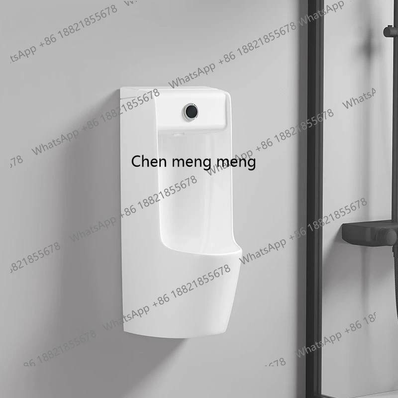 Fully automatic smart urinal home induction, wall-mounted urinal can be sensed by hand