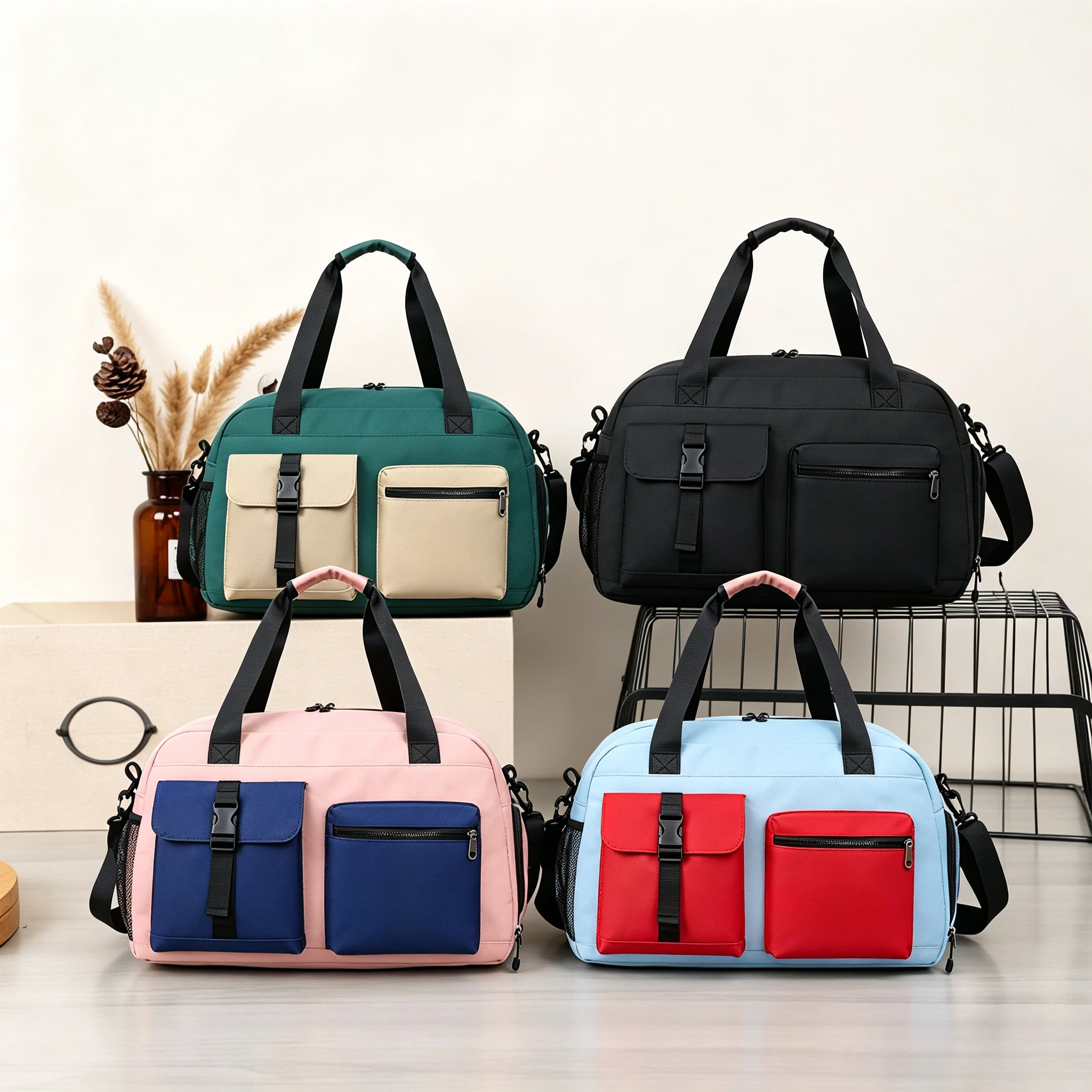 high-quality-waterproof-women-oblique-span-handbag-travel-fitness-unisex-storage-bag-large-capacity-men-short-haul-travel-bag