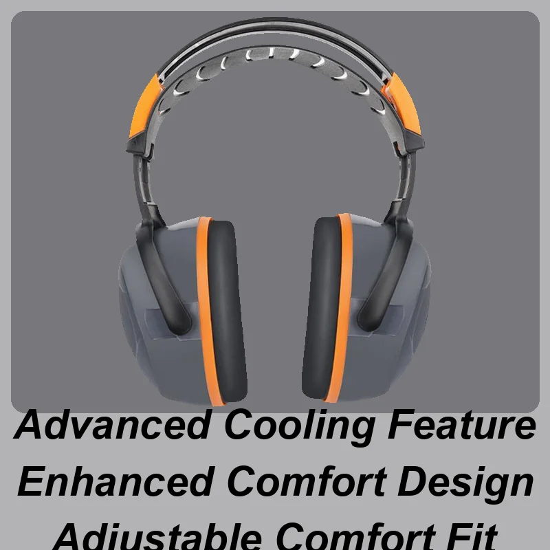 

Noise Reduction Earmuffs Hearing Protection Headphones Reusable Safe Quiet Protector For Industrial Work Construction Site