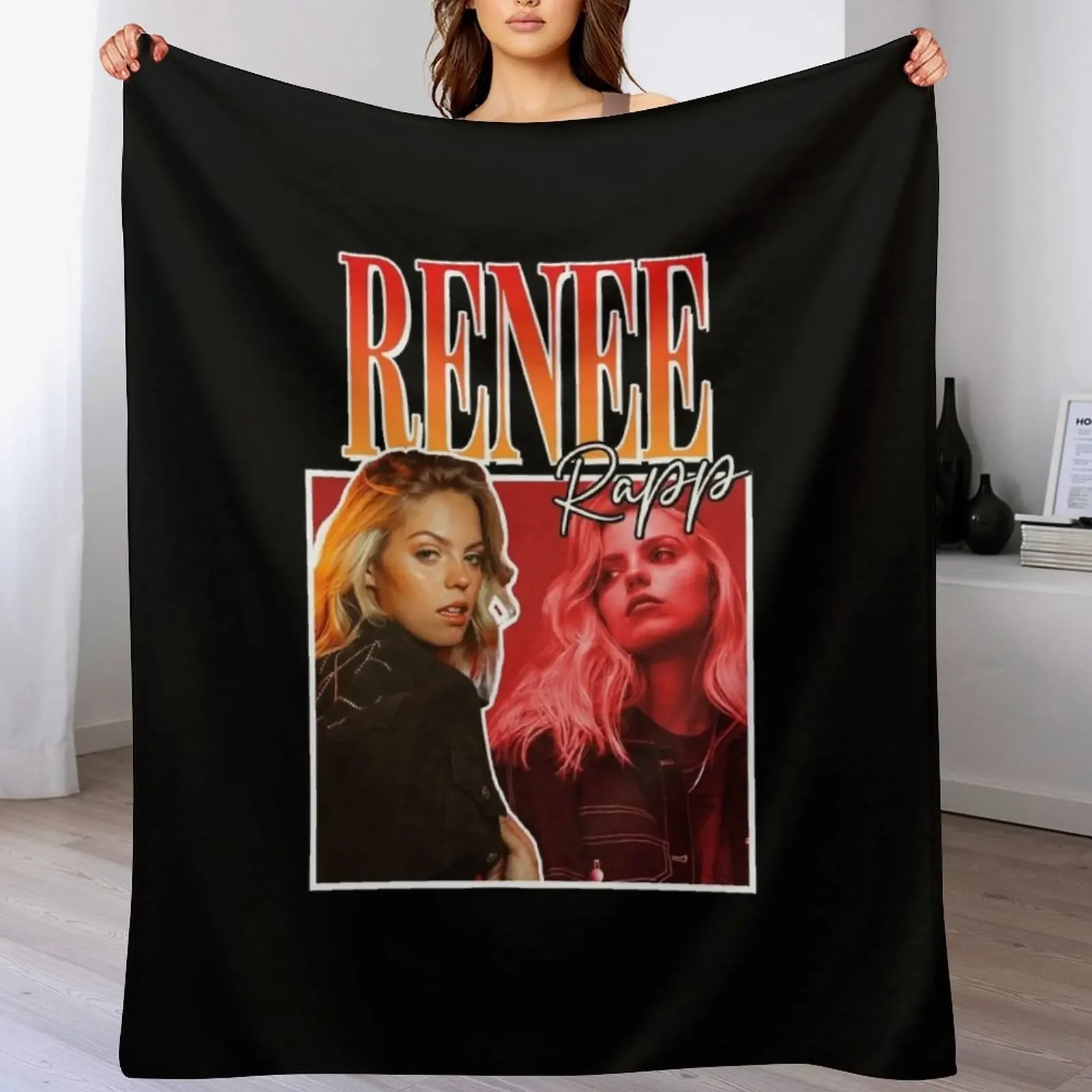 

Renee Rapp Throw Blanket Cute Plaid Bed covers wednesday cosplay anime Blankets