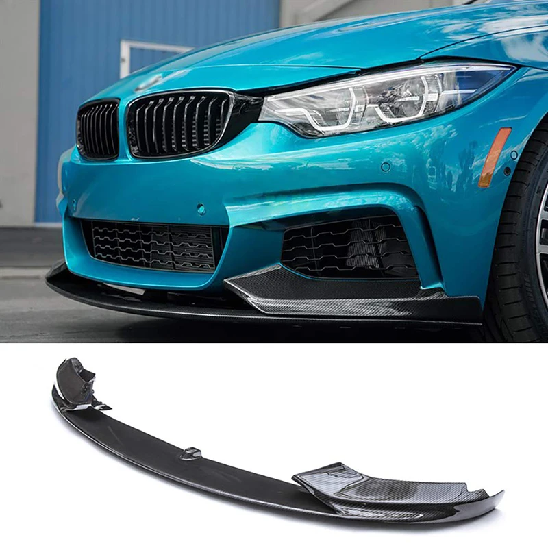 OEM Style Carbon Fiber Front Bumper Lip Fits for 2014-2020 4 Series F32 F33 F36 M Sport Coupe