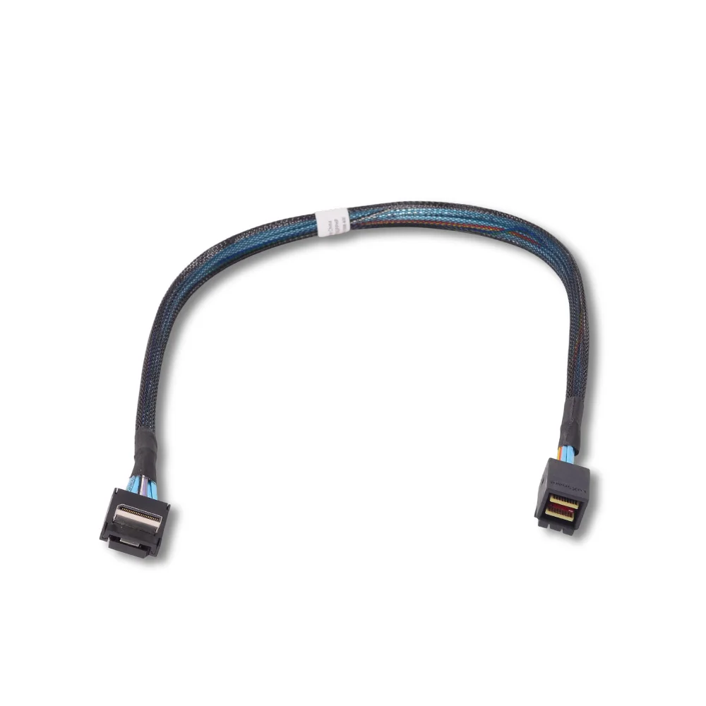 Oculink SFF 8611 to SFF-8643 SAS Data Cable High Speed HBA Array Card Hard Disk Backplane Cable SFF-8611 Male to Male 8643 PCIE
