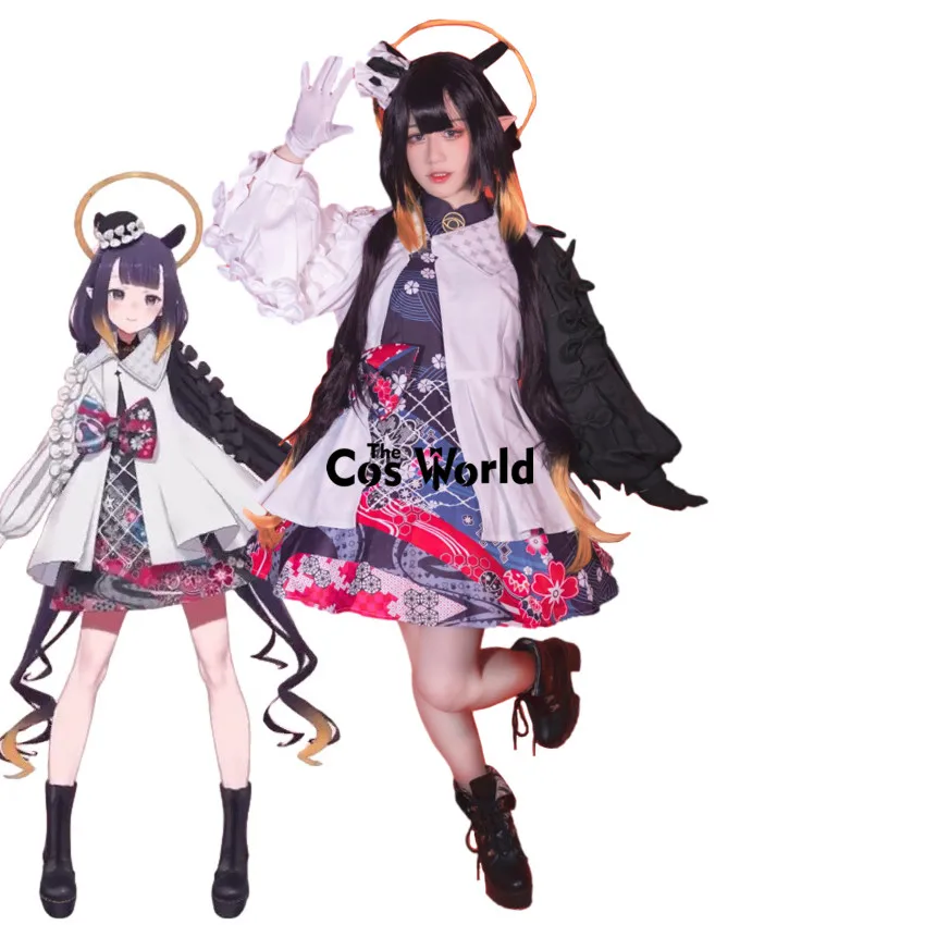 English Virtual YouTuber VTuber Hololive Ninomae Ina'nis Third Outfits Anime Cosplay Costumes