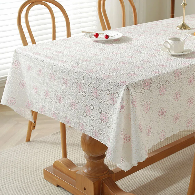 Tablecloth Waterproof and Erasable Rectangular Dining Table Cloth Western Dining Table Tablecloth Coffee Table cover cloth