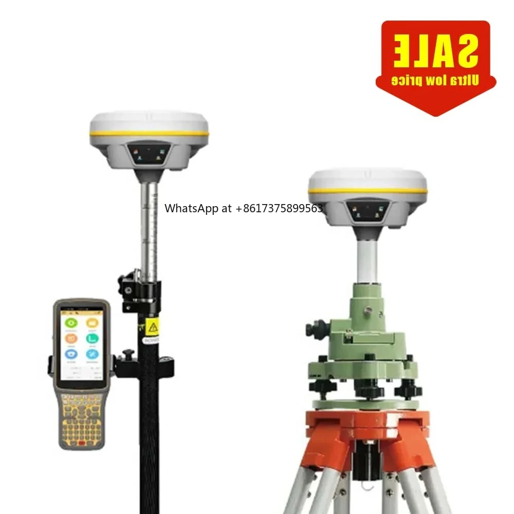 Instrumento de levantamento terrestre GPS Farlink Protocolo de rádio South G3, Rover e base, idioma comutável, transceptor integrado