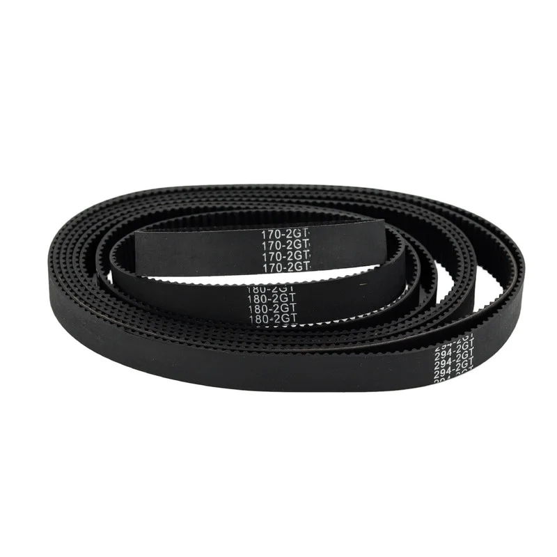 GKTOOLS C-19 3D Printer GT2 Width 10mm Closed Loop Rubber 2GT Timing Belt Length 170 180 200 220 240 250 260 280 294mm