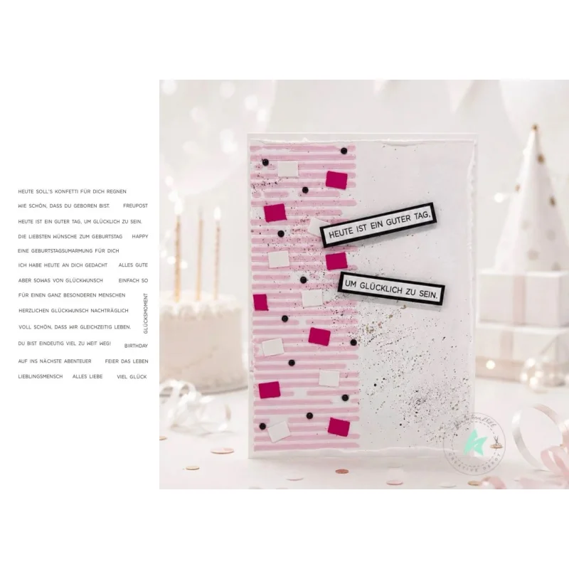 Neues Produkt Vorverkaufsbox Eltern-Kind-Stanzformen und Stempel DIY Scrapbook-Album Dekoration Geprägtes Papierkarten-Set