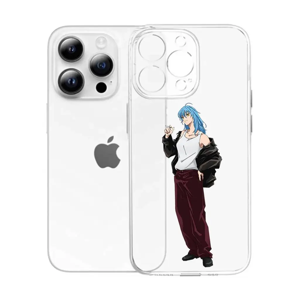 حافظة هاتف Rion Akao S-Sakamoto لهاتف iPhone 17,16,15,14,13,12,11 Pro,Max,Plus,X,XS,XR,SE,سيليكون شفاف صغير ناعم