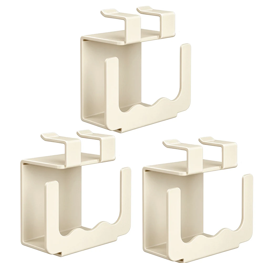 Paper Towel Dispenser for Mirror Cabinet U Shaped Opening Wall Mounted Rack No Hole Installation for Bathroom Organization