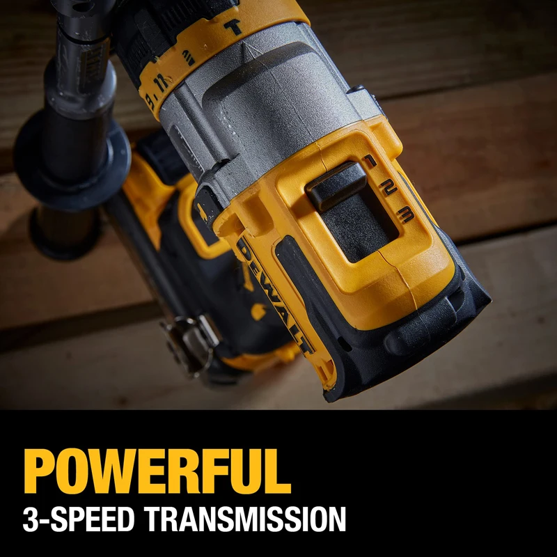 DEWALT DCD999 FLEXVOLT ADVANTAGE 20V MAX* Hammer Drill Cordless 1/2-Inch Impact Type Electron Power Tools