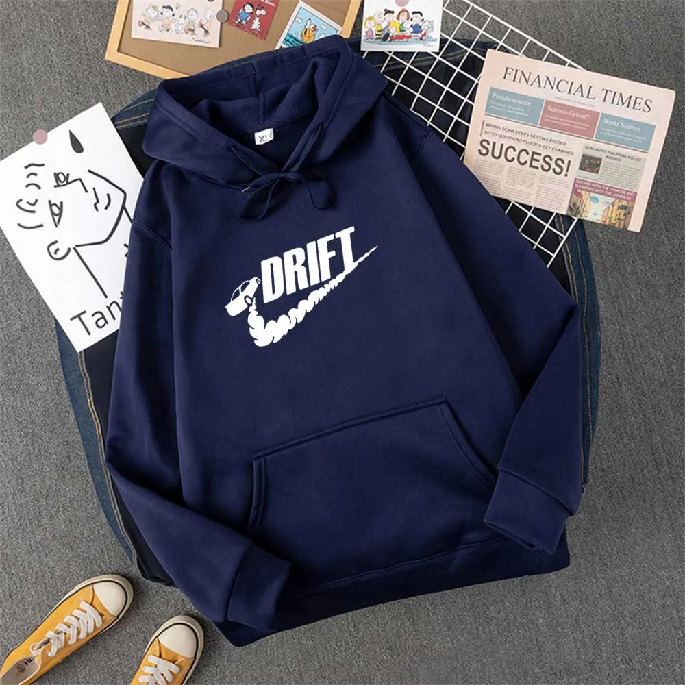 

2024 Initial DRIFI Hoodies Men's and Women's JDM Manga Print Loose Casual Long Sleeve Japanese Casual Sporty Sweatshirt