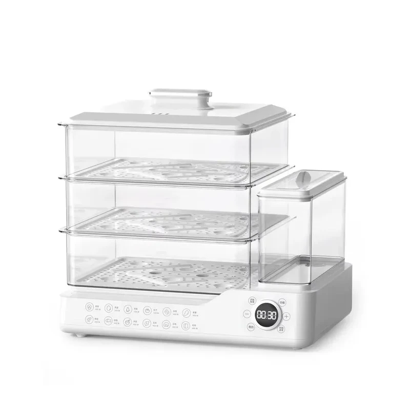 Electric Steamer Multi Functional Large Capacity Household Breakfast Machine Small Stewing Cooking Integrated Appliance
