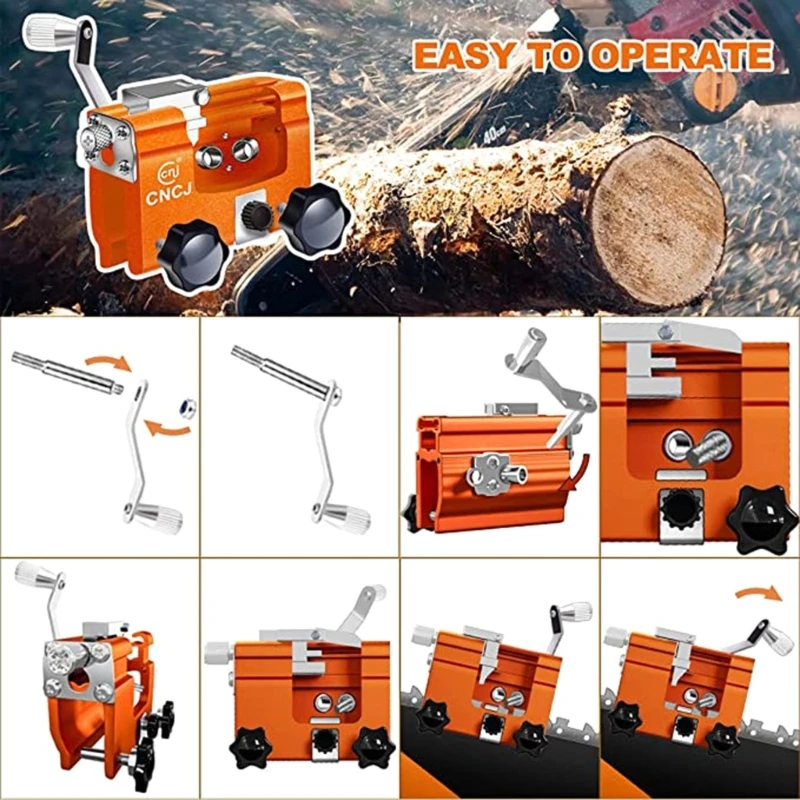 Woodworking Chainsaw Sharpeners Grinding Rod Manual Chainsaw Chain Sharpening Chain Electric Repair Tools