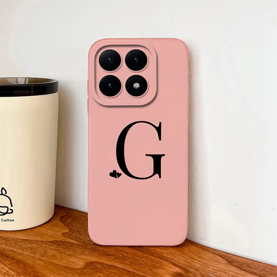 حافظة لهاتف Xiaomi 15T Pro / Xiaomi 17 Pro Max حافظة بسيطة على شكل قلب من السيليكون السائل الناعم لهاتف Xiaomi 15 T Pro الغطاء الخلفي #4