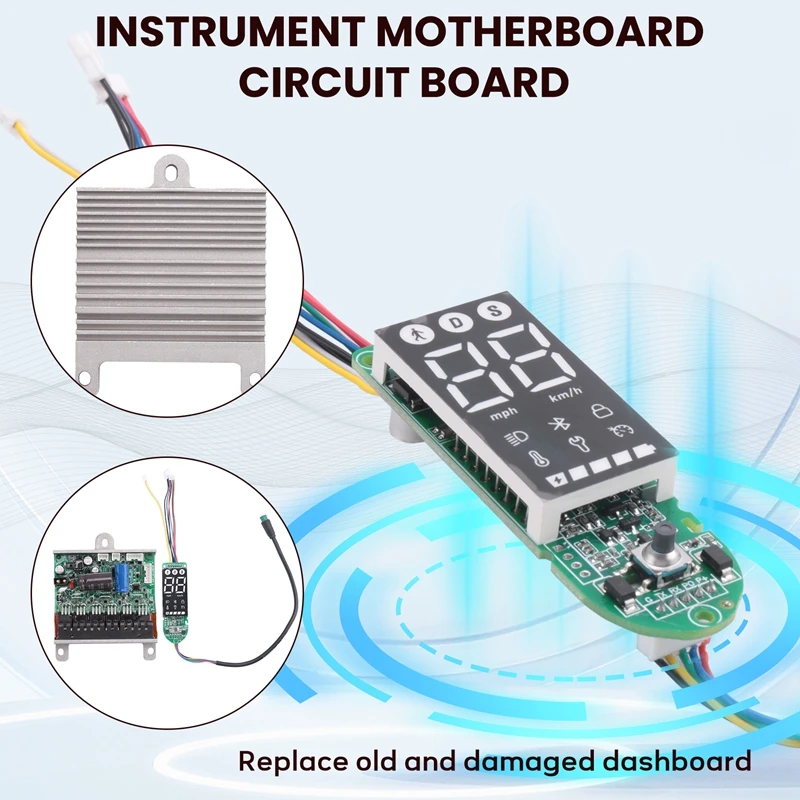 New-Dashboard Circuit Board Display With Controller For Xiaomi 3 Lite Electric Scooter Motherboard Kit Replacement Parts