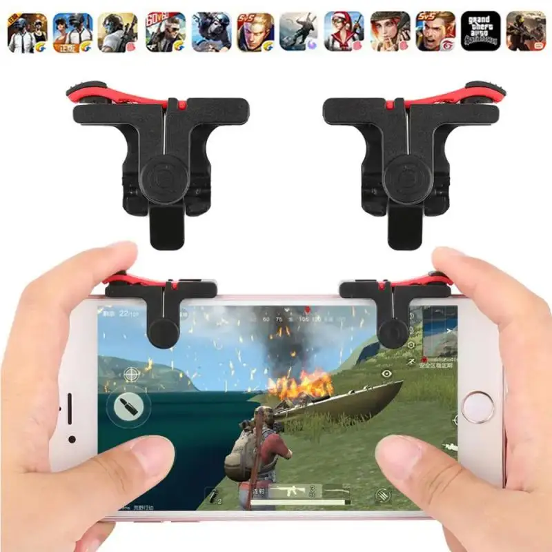 Mobile Game Controller D9 Gamepad Trigger Aim Button L1 R1 Shooter Joystick For SmartPhone Game PUBG Game Accesorios